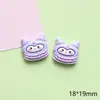 Accesorios de resina coolomi morados al por mayor DIY pegamento de crema accesorios para funda de teléfono pegatinas para vaso de agua accesorios para cabeza de pulsera