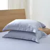 2026 Nueva Funda de Almohada Estilo Japonés Muji de Algodón Tencel, Ropa de Cama 60S de Lyocell Tencel en Color Sólido, Estilo Japonés