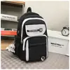 Mochila Nueva Estilo Moderno Mochila Sencilla para Pareja Estudiante de Secundaria Estudiante de Preparatoria Estudiante Universitario Mochila Escolar de Gran Capacidad