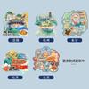 Ímãs de Geladeira de Cidade em Acrílico Personalizados Ímãs de Geladeira Culturais e Criativos de Zhejiang Ningbo Lembranças Criativas de Viagem
