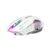 Novo Mouse Sem Fio Recarregável para E-Sports com Operação Silenciosa, Adequado para Escritório e Jogos, Mouse Sem Fio Bluetooth de Modo Duplo para Laptops