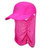 Chapéu de Sol à Prova de Vento Dobrável com Fio Pendurado Boné de Pesca de Verão para Montaria Anti-mosquito Acessórios de Pesca