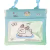 Riñonera Impermeable Cruzada de Dibujos Animados para Natación y Rafting, Funda Sellada Impermeable para Teléfono al Aire Libre, Bolsa Grande Impermeable Transparente para Teléfono con Pantalla Táctil