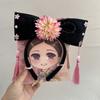 Banda para el cabello con bandera noble, accesorios para el cabello de palacio antiguo, tocados, diadema para niñas, tarjeta para el cabello, ropa Han antigua