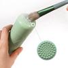 Cross-border novo saco de armazenamento de silicone à prova de poeira batom cosmético caneta de maquiagem caneta delineador de grande capacidade saco de armazenamento