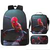 Mochila escolar periférica de Spider-Man para niños y estudiantes de entrega rápida transfronteriza, mochila de hombro, juego de tres piezas
