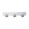 Gancho adhesivo fuerte de tres cabezas de acero inoxidable sin perforaciones, sin clavos, sin costuras, para pared, cocina, baño, toalla, paño