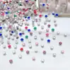 Joyería para Uñas Flor de Hielo de 5 mm Joyería Popular para Uñas Diamante de Fondo Plano Accesorios de Joyería para Uñas Explosiva Uñas Postizas Diamantes Venta al por Mayor