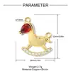 Europeu e Americano Mão de Fátima Olho DIY Cobre Zircônia Pingente de Colar Coroa Feminina Cavalo de Balanço Bota Acessórios de Joias