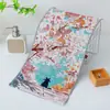 Toalha de gaze de algodão puro de quatro camadas para adultos, gaze de algodão para uso doméstico, absorvente, secagem rápida, curativa, gato fofo, toalha de banho, feminina, nova