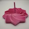 Estrela Descompressora Impressa em 3D Ilusão Ótica Dobrável Brinquedo Educativo Infantil Torre de Cenoura Poligonal Espiral Tridimensional Mesa