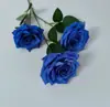 Arranjo de Flores para Casamento Rosa Diamante com 3 Cabeças Decoração com Flores de Seda Arranjo de Flores Artificiais Inserção para Arranjo de Flores