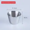 Cesta recipiente para batatas fritas hotel restaurante louça criativa americana aço inoxidável cesta preta para batatas fritas mini cesta de fritura