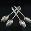 Cuchara Hogar Metal Espesa Mango Largo Pequeña Vajilla Estudiante Comedor Cuchara Arroz Adulto Venta al por Mayor