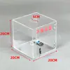 Caja de Producto Defectuoso con Candado, Caja de Desecho de Línea de Ensamblaje, Caja Transparente con Candado para Colocación de Muestras en Línea de Producción de Taller de Productos Defectuosos