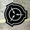 Parche de Tela Bordado con Logo de la Fundación SCP Insignia con Letras Accesorios para Ropa Parche de Tela Parche Autoadhesivo Puntos de Velcro