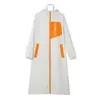 Impermeable de Cuerpo Completo a Prueba de Lluvia para Mujer para Bicicletas Eléctricas, Poncho de Lluvia Largo de una Pieza de Eva para Adultos Unisex, Engrosado, Individual para Montar