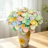 Cerâmica Jingdezhen Flor Lírio-calla Buquê Decorativo Enfeites Flores Artificiais Arranjos Florais Artesanais Decorações de Mesa para Casa