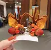 Pasador de Navidad Nuevo Pasador de Astas de Celebridad Cibernética Diadema Súper Linda Accesorios para el Cabello Regalo Navideño Adorno para la Cabeza de Navidad