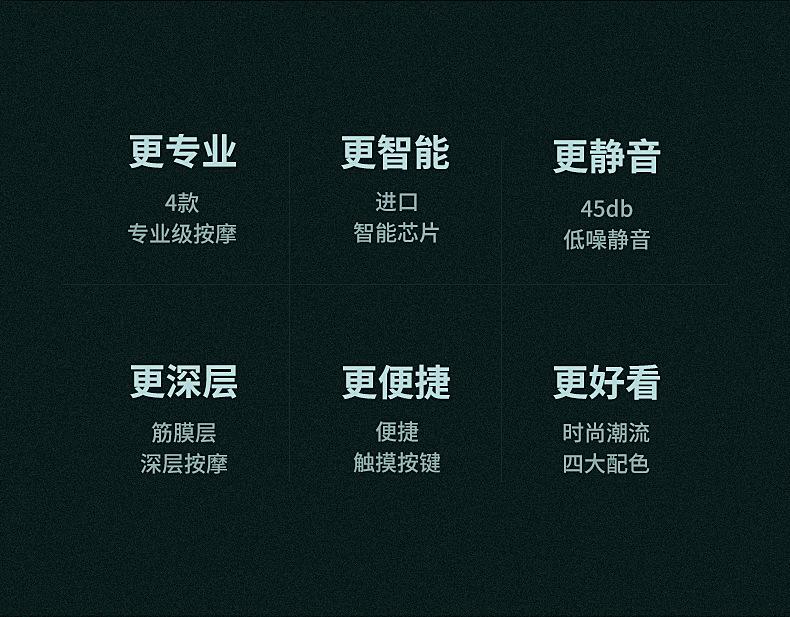 掌心迷你筋膜枪 按摩器 肌肉冲击放松筋膜枪 电动按