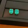 Pendientes de Botón Geométricos Minimalistas de Circonita de Moda, Pendientes de Personalidad Estilo Fresco, Pendientes de Lujo Ligero de Gama Alta al por Mayor