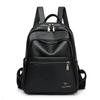 Mochila Feminina Transfronteiriça Nova Tendência Casual Versátil Multifuncional Moda Mamãe Estilo Coreano Couro Macio Mochila de Viagem