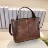 Bolsas para Mulheres 2026 Nova Moda Europeia e Americana Bolsa de Ombro Feminina Bolsa Tote Retrô de Grande Capacidade para Mulheres Bolsa Transversal Simples