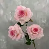 Ornamento de Arte de Flores Artificiais DIY Decoração Romântica de Casamento Decoração de Mesa de Cabeceira de Casamento Cor Monet Flor Falsa Artificial