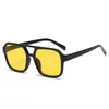 Estilo de celebridad de internet gafas de sol gm para mujer moda de alta gama gafas de sol con protección solar protección UV gafas de sol cuadradas para conducir