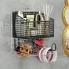 Caja de Almacenamiento para Toallas Faciales Recicladas Desechadas Colgante de Pared Baño Lavabo Gabinete de Baño Estante de Almacenamiento para Toallas Faciales