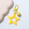 Acessórios de Joias Acrílicos Coloridos com Recorte de Estrela de Cinco Pontas 43*46mm Acessórios para Joias DIY Pingente Pingente para Chaveiro