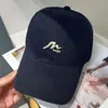 Boné de Baseball Bordado com Letras Estilo Coreano para Mulheres, Novo Aba Larga Profunda Emagrecimento Facial Versátil Proteção Solar Boné Bico de Pato