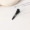 Nuevo clip negro simple pinza de pico de pato pinza para el pelo accesorios al por mayor pinza para el pelo hecha a mano DIY accesorios para pinzas de pelo accesorios para el pelo cabeza