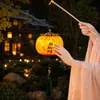 Colgante de Linterna de Caqui del Festival de Mediados de Otoño Nuevo Estilo 2026 Linterna de Flores Luminosa de Mano para Niños Decoración de Escena Exterior