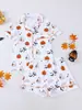 E-commerce Transfronteiriço Pijamas de Verão Estampa 3D de Terror de Halloween Camisa de Manga Curta Shorts Roupão Europeu e Americano Atacado