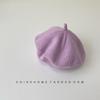 Gorro Bebé Estilo Coreano Bailey Primavera Otoño Invierno Lana Tejida Cálido Niños y Niñas Boina Bebé