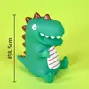 Adornos Decorativos para Pastel de Dinosaurio 2021 Nuevo Celebridad de Internet Niños Bebé Cumpleaños Año Viejo Niños Tyrannosaurus Rex Enchufe