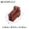 El DJ7021K-6.3-21 doméstico es adecuado para conectores automotrices de alta corriente.