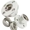 Assento de Liga de Alumínio com Rolamento de Aço Inoxidável Assento com Flange Redonda SBF6203 6204 6205 6206 Carcaça de Rolamento