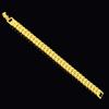 Pulsera chapada en oro comercio exterior moda caliente nueva correa de flor pulsera de mujer chapado al vacío 16MM de ancho JH096