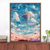 Paisaje DIY pintura al óleo digital planta pintura pintada a mano flor pintura decorativa pintada a mano pintura al óleo de pared relleno LY