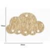 Accesorios de joyería de cobre DIY ins carillones de viento de cristal atrapasueños colgante decorativo Amazon transfronterizo disco Estrella Luna
