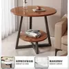 Mesa de centro para sala de estar, mesa auxiliar móvil para sofá, diseño simple y moderno, adecuada para apartamentos de alquiler, mesa mini estilo nórdico, ideal para espacios pequeños