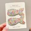 Accesorios para el cabello de velcro de dibujos animados dulces y lindos para mujer, de alta calidad y elegantes para el uso diario, nuevo diseño floral 2026, pegatinas para flequillo de niños