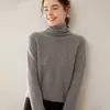 Suéter de Cachemira para Mujer BaiCaiRong 2026 Otoño/Invierno con Cuello Alto, Diseño Versátil, Tejido de Lana