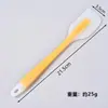 Espátula de Silicone Translúcida de Fábrica Espátula para Creme Pequena Espátula de Silicone Translúcida Ferramenta de Espátula de Silicone Doméstica