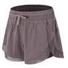 Shorts Deportivos de Secado Rápido para Mujer para Correr, Corte Holgado, Shorts de Gimnasio Yoga, Shorts de Maratón Anti-Exposición, Shorts Casuales Versátiles de Tres Cuartos