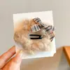 Presilhas de Cabelo Estrela de Pelúcia Outono e Inverno para Mulheres, Presilhas para Mechas Laterais, Presilhas para Cabelos Soltos, Presilhas Bico de Pato, Presilhas BB de Alta Qualidade, Acessórios de Cabelo