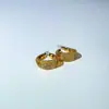 Nuevos Pendientes Brillantes de Plata de Ley 925 con Cierre de Mariposa Forma de C Personalidad Única Ins Lujo Ligero Pendientes de Gama Alta para Mujeres