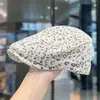 Boina francesa de gran circunferencia de cabeza para mujer, de primavera y otoño, antidesgaste, estilo antiguo, con cara visible, sombrero pequeño de pintor negro, estilo vendedor de periódicos.